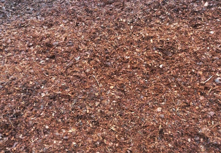 Rindenmulch 0-20mm Körnung von oben